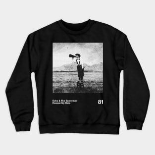 Echo & The Bunnymen | Heaven Up Here | Vintage Pantone Crewneck Sweatshirt